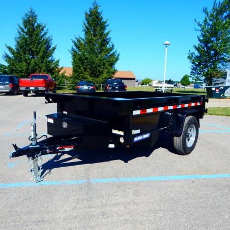 New 2026 Sure-Trac 5x8 5k Single Ram Dump Trailer