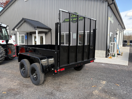 New 2026 BWISE 6x10 10K Dump Trailer with Landscape Gate