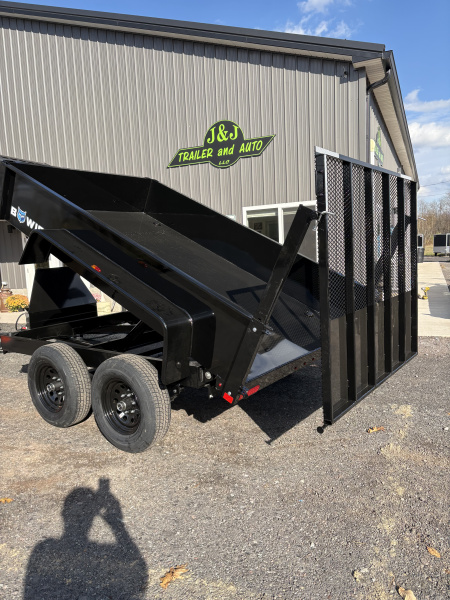 New 2026 BWISE 6x10 10K Dump Trailer with Landscape Gate