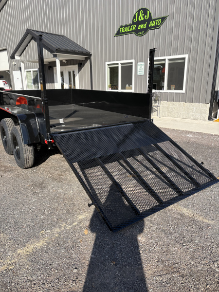 New 2026 BWISE 6x10 10K Dump Trailer with Landscape Gate