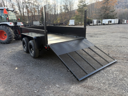 New 2026 BWISE 6x10 10K Dump Trailer with Landscape Gate