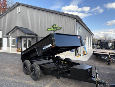 New 2026 BWISE 6x10 10K Dump Trailer with Landscape Gate