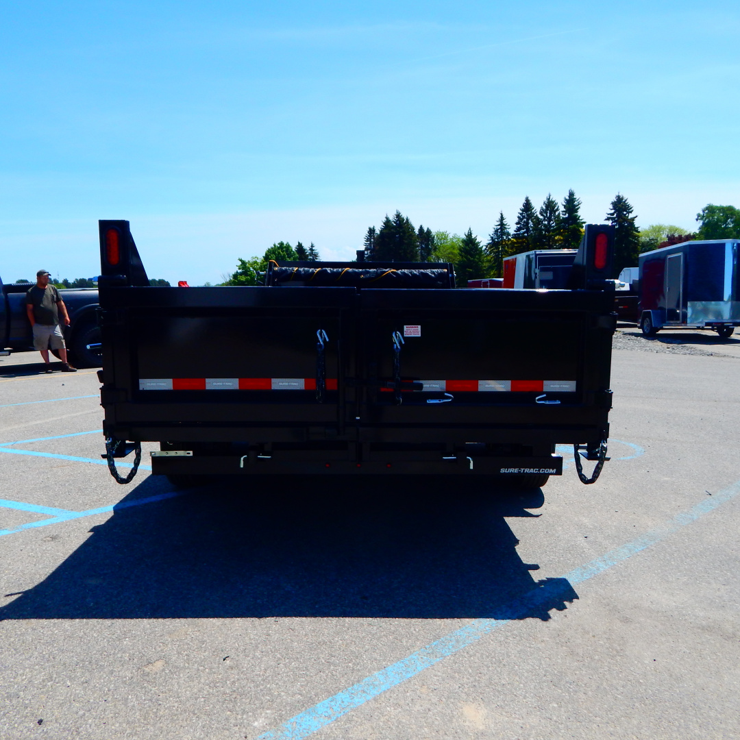 New 2026 Sure-Trac 7x16 16k Telescopic Dump Trailer