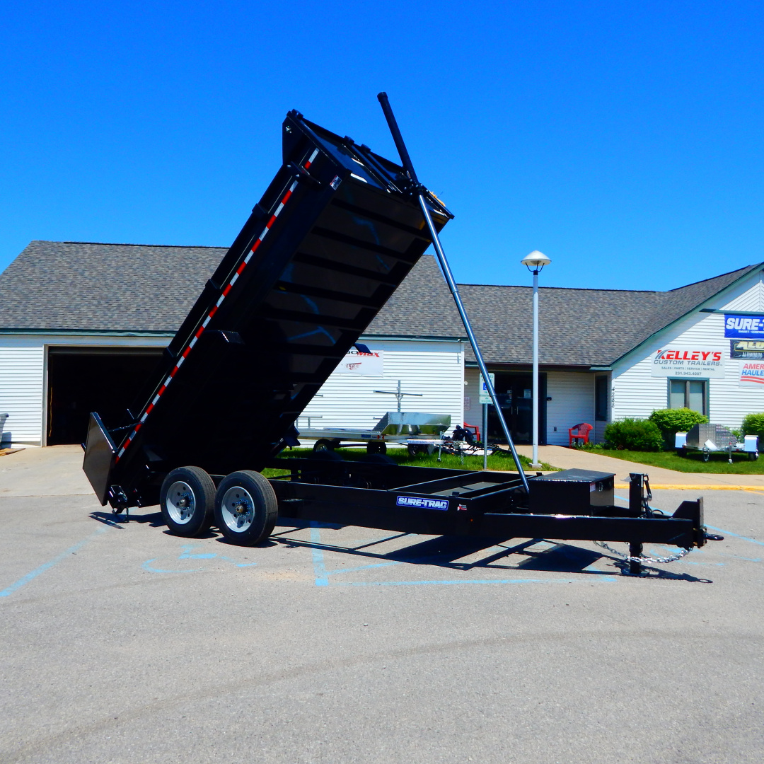 New 2026 Sure-Trac 7x16 16k Telescopic Dump Trailer