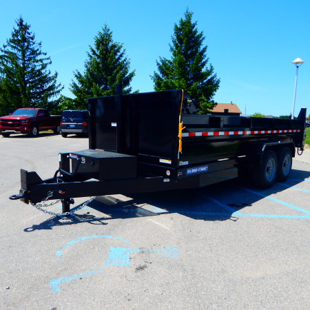 New 2026 Sure-Trac 7x16 16k Telescopic Dump Trailer