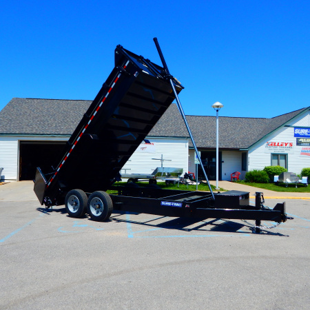 New 2026 Sure-Trac 7x16 16k Telescopic Dump Trailer