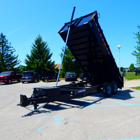 New 2026 Sure-Trac 7x16 16k Telescopic Dump Trailer