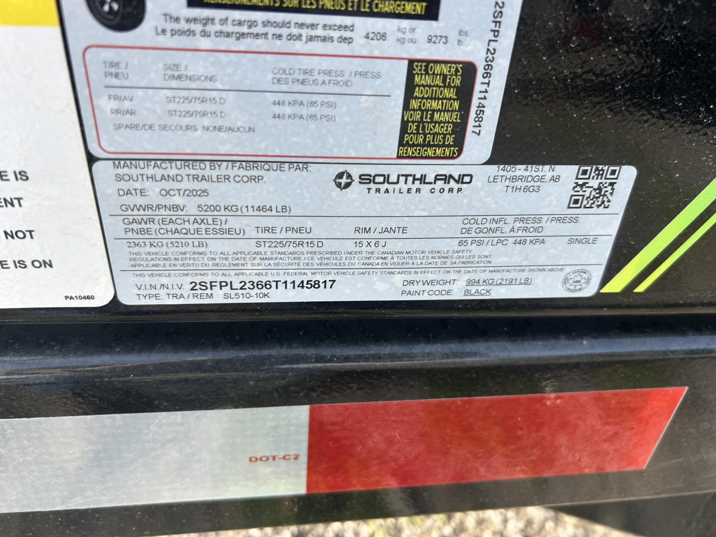 New 2026 Southland Trailers 5'X10' 10K GVWR Dump Trailer