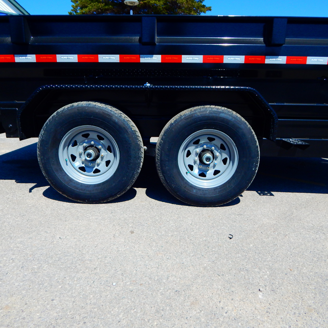 New 2026 Sure-Trac 7x16 14k Telescopic Dump Trailer