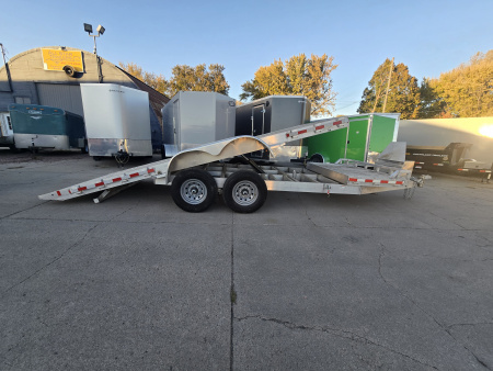 New 2022 ALCOM 83 x22' Aluminum -Low Profile-Heavy Duty 14k GVWR Tilt Trailer