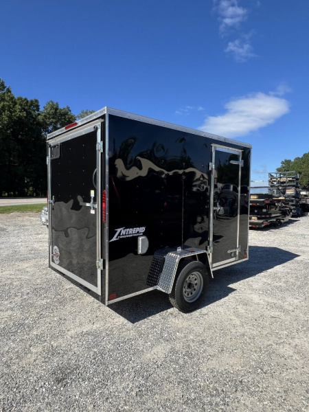 New 2026 Homesteader Trailer / 612IS / 6' wide x 12' Long / 32  Side Door / Ramp Rear Door / 6' 6  Interior Height / .030 Black Aluminum