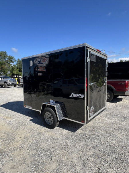 New 2026 Homesteader Trailer / 612IS / 6' wide x 12' Long / 32" Side Door / Ramp Rear Door / 6' 6" Interior Height / .030 Black Aluminum