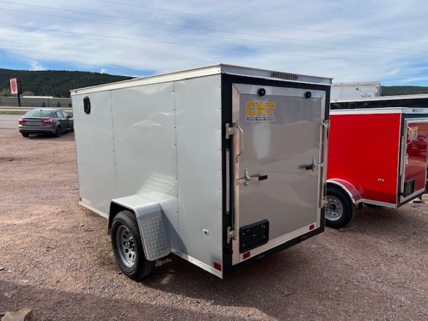 New 2026 Covered Wagon Trailers 5X10 SA Cargo / Enclosed Trailer