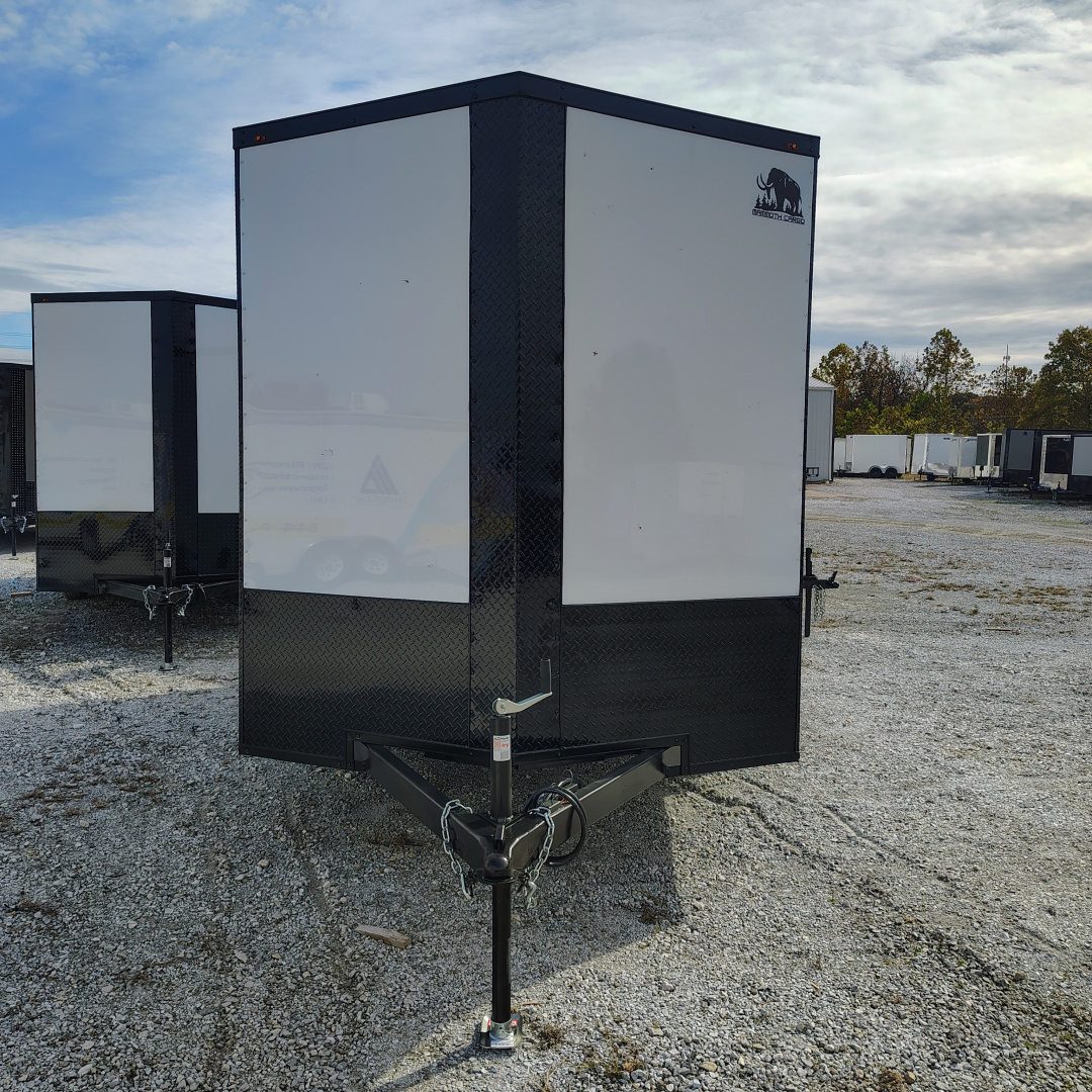 New 2026 Mammoth 7x12 TA Cargo / Enclosed Trailer,7' interior height, 35k axles, .080 polycore exterior