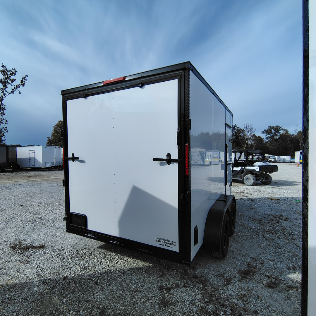 New 2026 Mammoth 7x12 TA Cargo / Enclosed Trailer,7' interior height, 35k axles, .080 polycore exterior