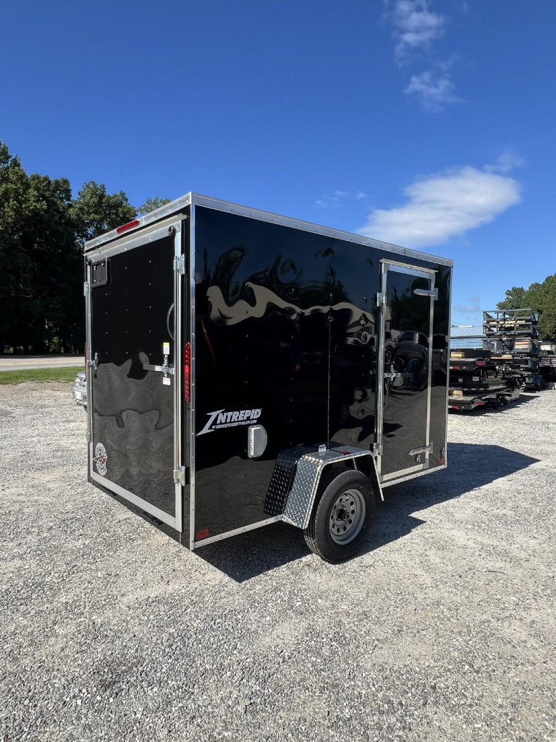 New 2026 Homesteader Trailer / 612IS / 6' wide x 12' Long / 32" Side Door / Ramp Rear Door / 6' 6" Interior Height / .030 Black Aluminum