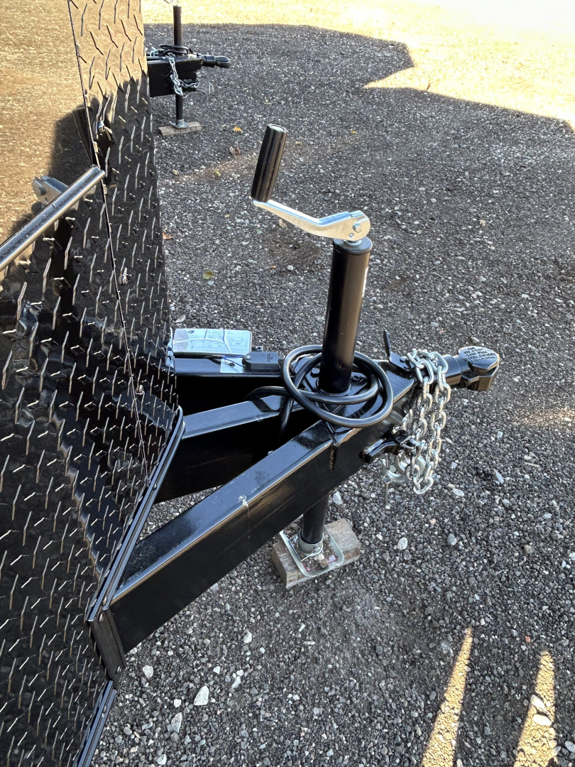 New 2026 Family Trailer 8.5x16 Tandem Axles(5200lbs) Cargo / Enclosed Trailer-Screwless Exterior-Blackout PKG-Rear Spoiler