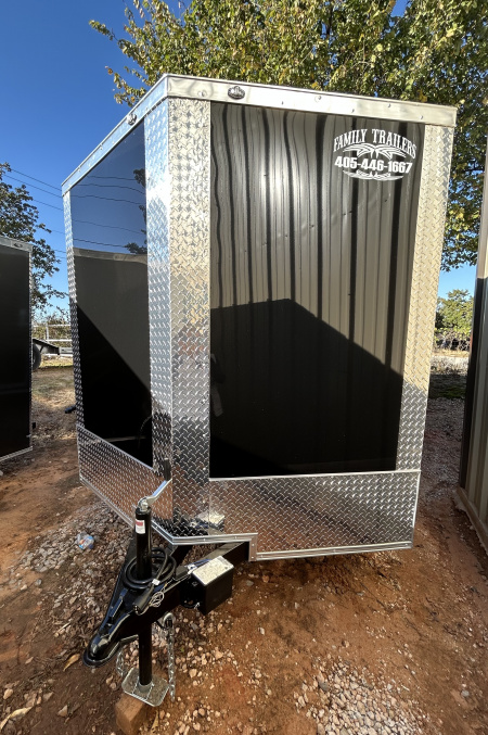 New 2026 Family Trailer 7x16 Tandem Axles Cargo / Enclosed Trailer-Screwless Exterior-Basic Pkg