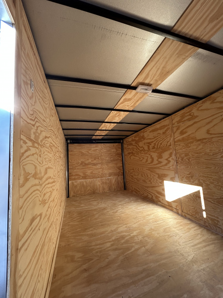 New 2026 Family Trailer 7x16 Tandem Axles Cargo / Enclosed Trailer-Screwless Exterior-Basic Pkg