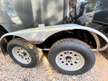 New 2026 Family Trailer 7x16 Tandem Axles Cargo / Enclosed Trailer-Screwless Exterior-Basic Pkg