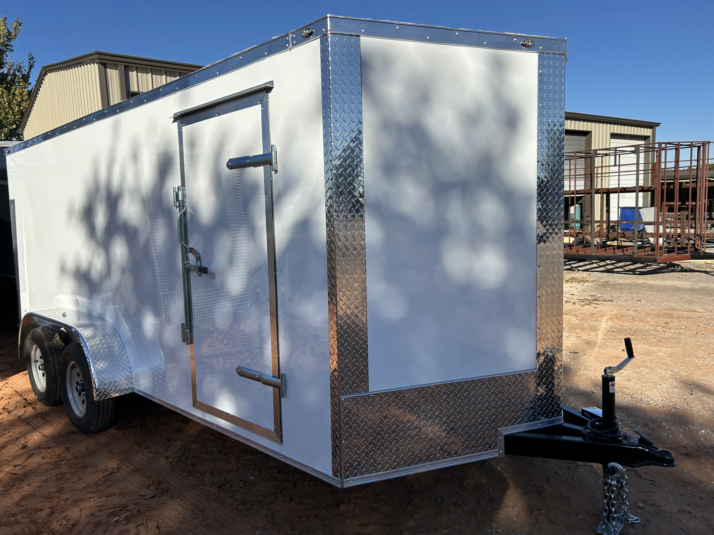 New 2026 Family Trailer 7x16 Tandem Axles Cargo / Enclosed Trailer-Screwless Exterior-Basic Pkg