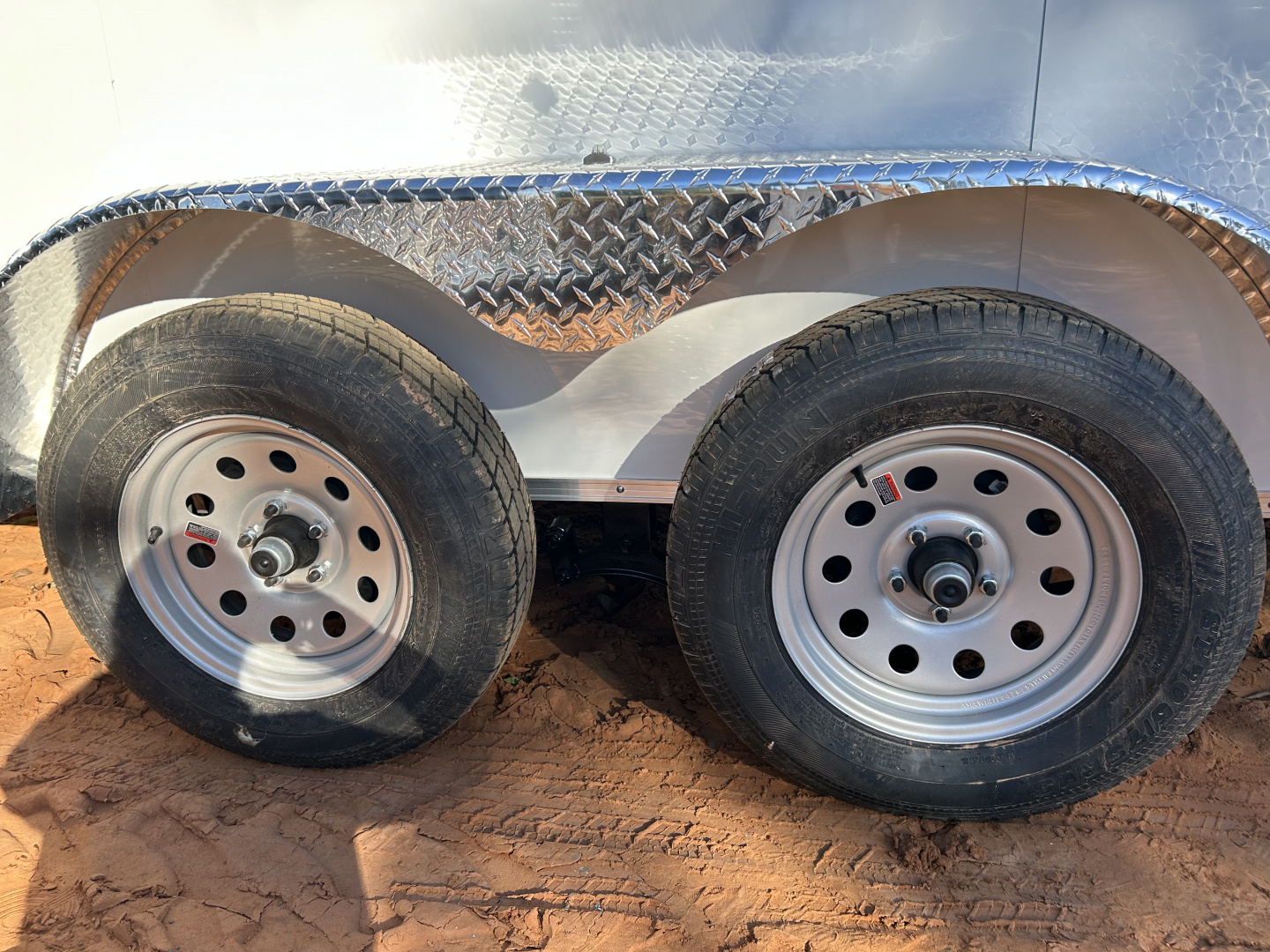 New 2026 Family Trailer 7x16 Tandem Axles Cargo / Enclosed Trailer-Screwless Exterior-Basic Pkg