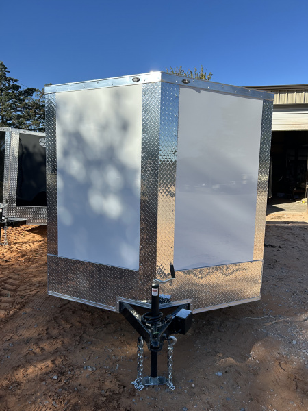 New 2026 Family Trailer 7x16 Tandem Axles Cargo / Enclosed Trailer-Screwless Exterior-Basic Pkg