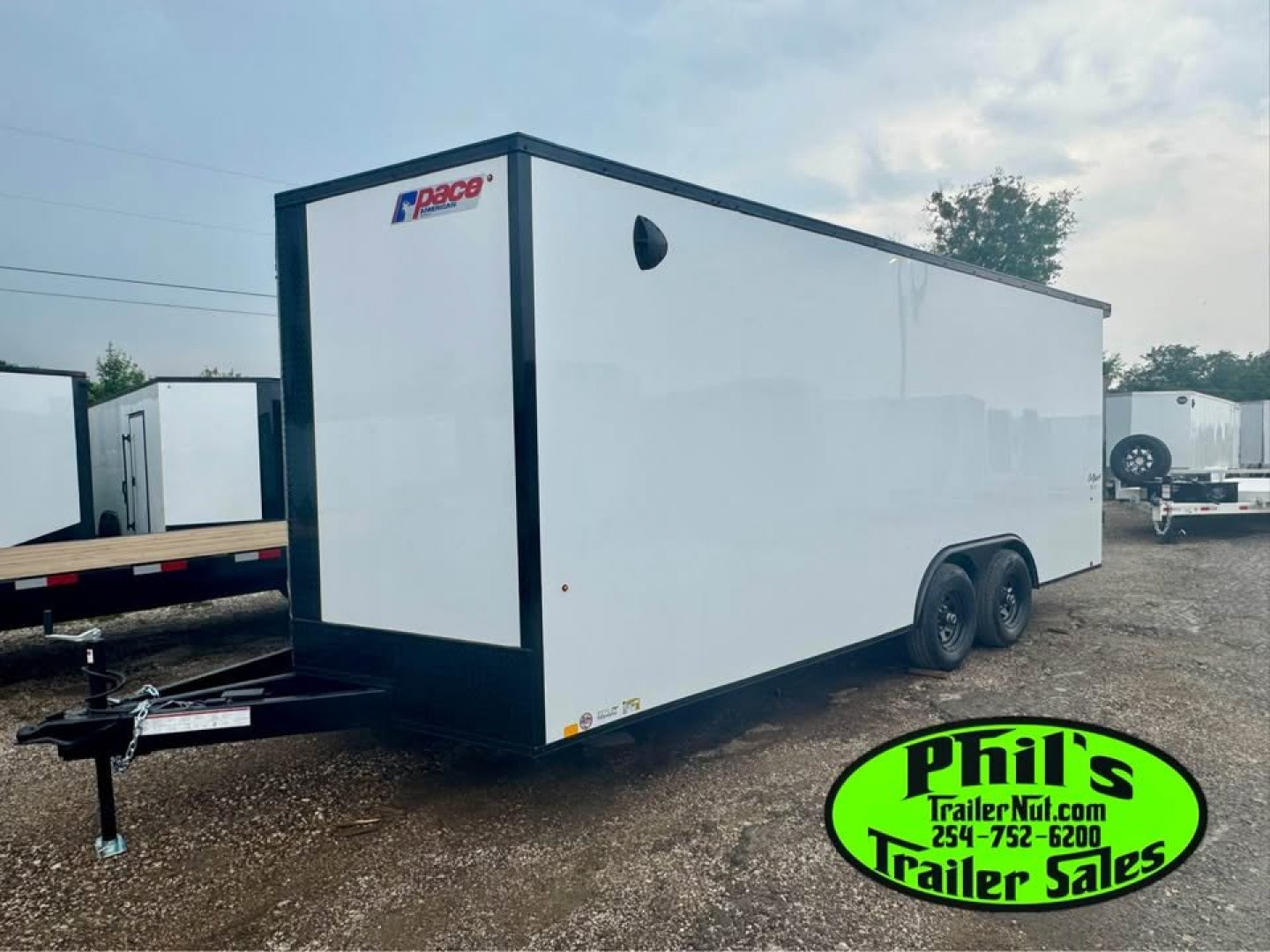 New Pace American 8.5X20 Cargo / Enclosed Trailer REAR WING & UPGRADED .080 SCREWLESS EXTERIOR ONLY 1 AVAILABLE AT THIS PRICE!