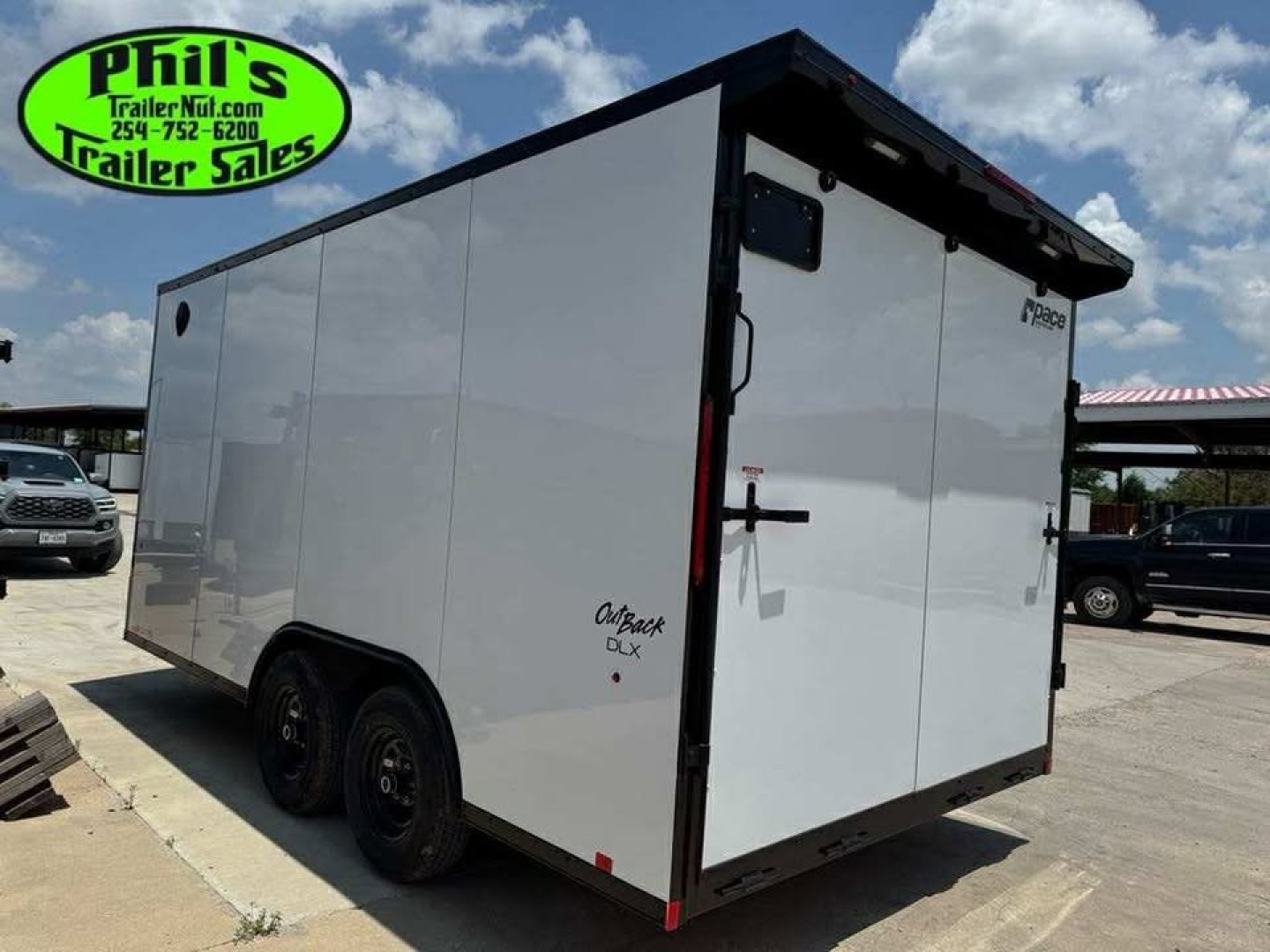 New Pace American 8.5X20 Cargo / Enclosed Trailer REAR WING & UPGRADED .080 SCREWLESS EXTERIOR ONLY 1 AVAILABLE AT THIS PRICE!