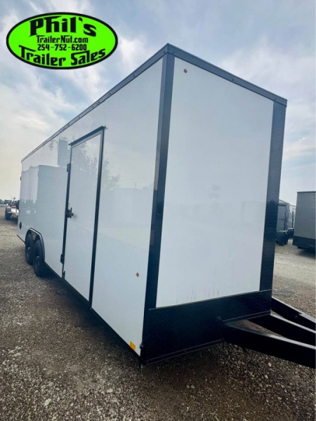 New Pace American 8.5X20 Cargo / Enclosed Trailer REAR WING & UPGRADED .080 SCREWLESS EXTERIOR ONLY 1 AVAILABLE AT THIS PRICE!