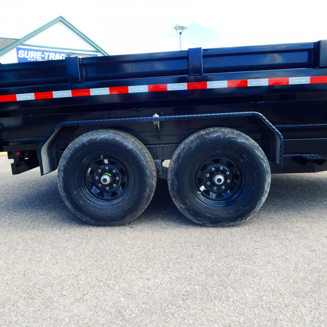 New 2026 Sure-Trac 7x12 12k Scissor Dump Trailer