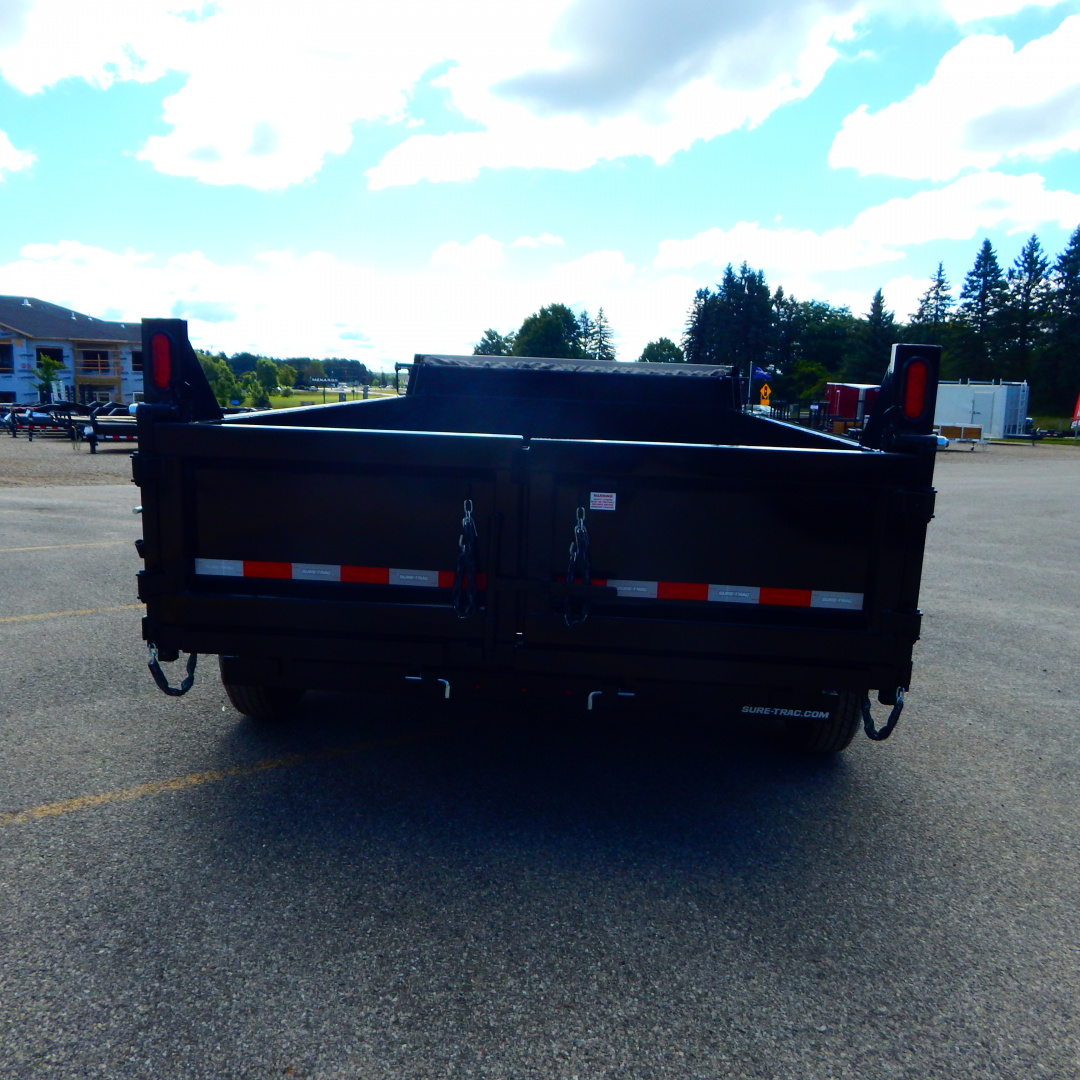 New 2026 Sure-Trac 7x12 12k Scissor Dump Trailer