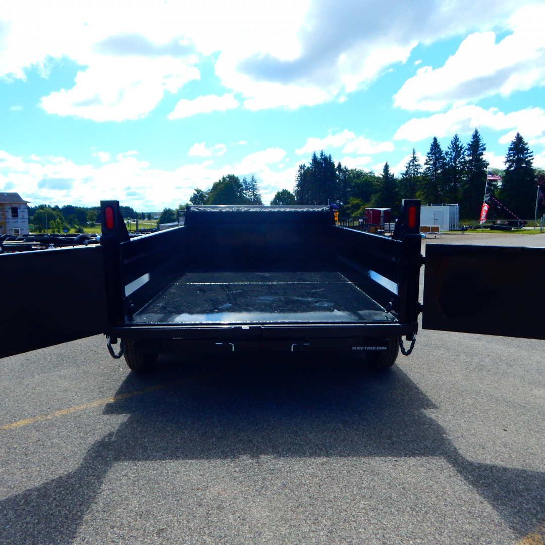 New 2026 Sure-Trac 7x12 12k Scissor Dump Trailer
