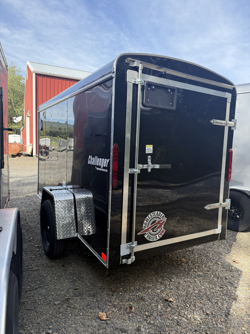 New 2026 Homesteader 5x10 SWING Door Cargo - BLACK