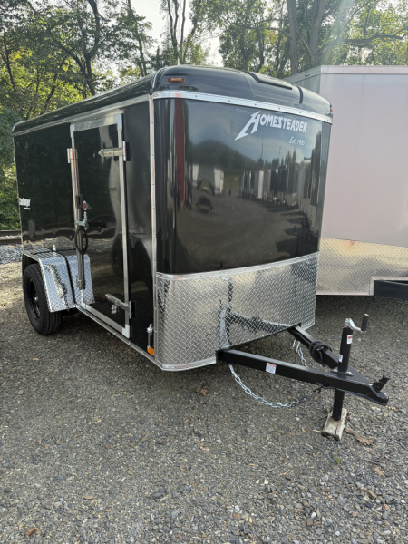New 2026 Homesteader 5x10 SWING Door Cargo - BLACK
