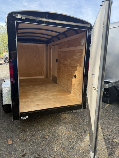 New 2026 Homesteader 5x10 SWING Door Cargo - BLACK