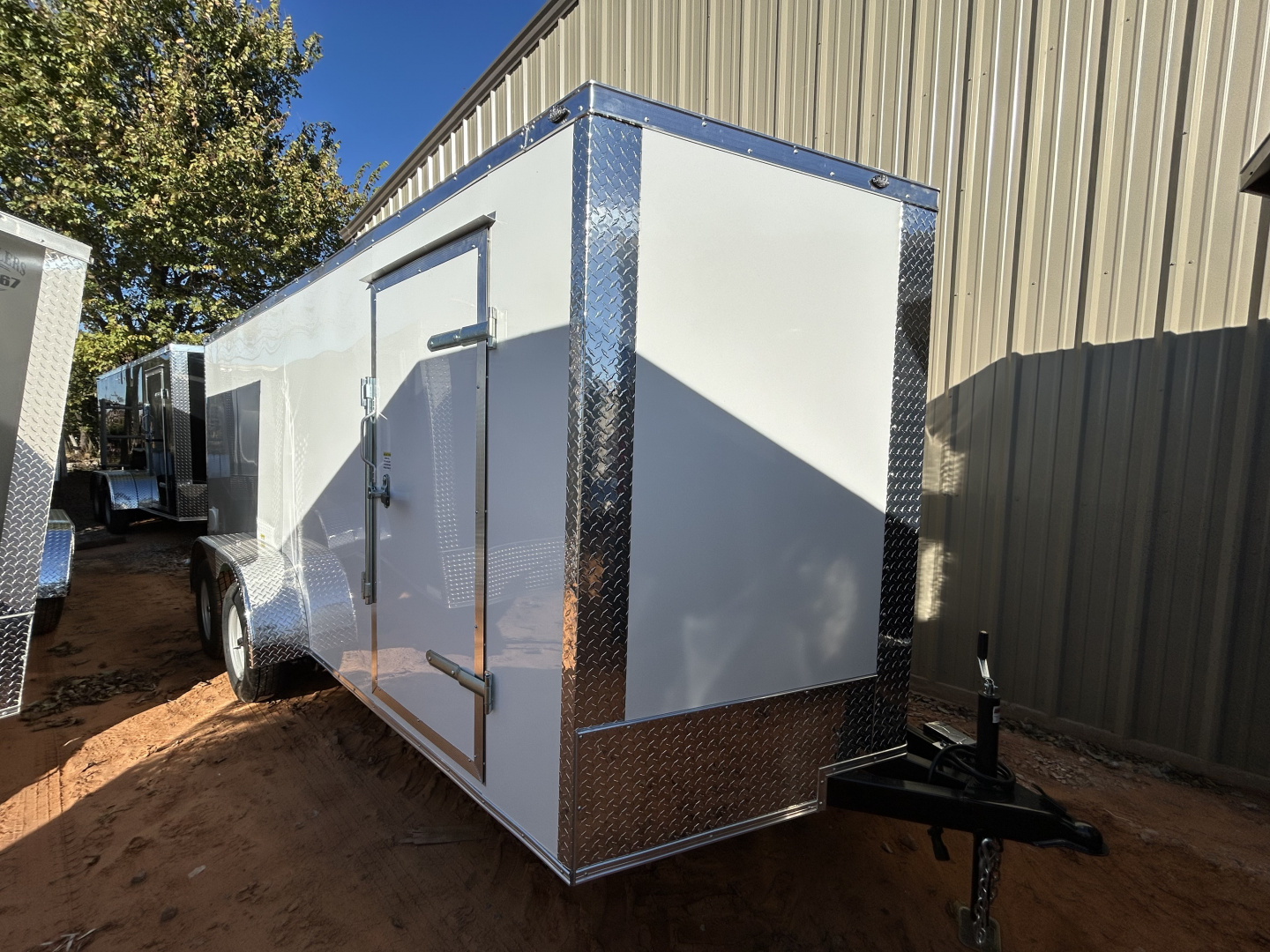 New 2026 Family Trailer 7x16 Tandem Axles Cargo / Enclosed Trailer-Screwless Exterior-Basic Pkg