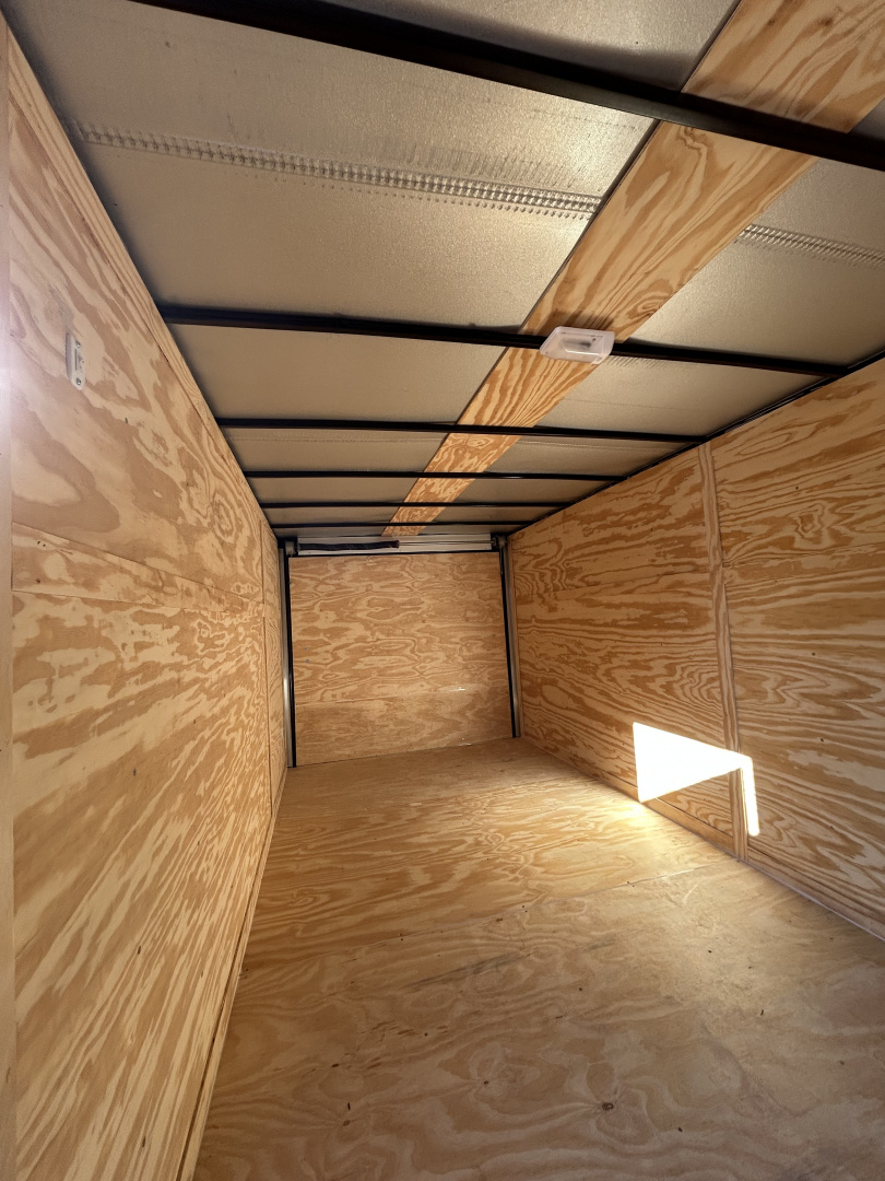 New 2026 Family Trailer 7x16 Tandem Axles Cargo / Enclosed Trailer-Screwless Exterior-Basic Pkg