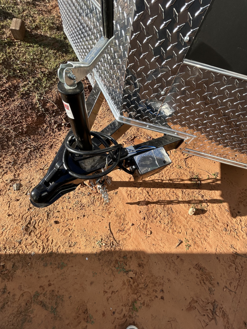 New 2026 Family Trailer 7x16 Tandem Axles Cargo / Enclosed Trailer-Screwless Exterior-Blackout Pkg-Rear Spoiler