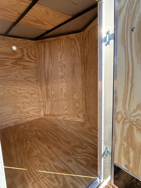 New 2026 Family Trailer 7x16 Tandem Axles Cargo / Enclosed Trailer-Screwless Exterior-Blackout Pkg-Rear Spoiler