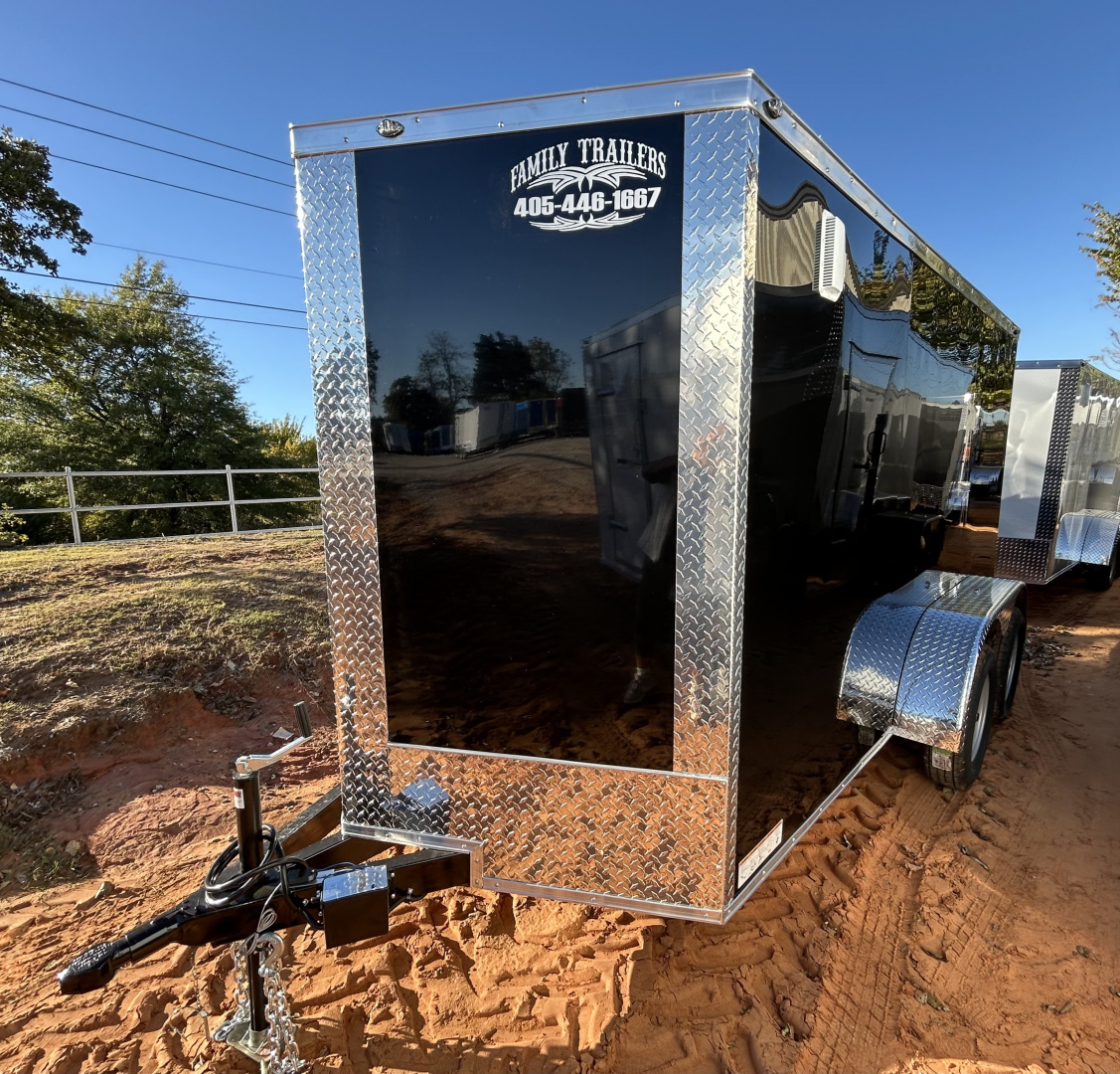 New 2026 Family Trailer 6x12 Tandem Axles Cargo / Enclosed Trailer-Screwless Exterior-Basic Pkg