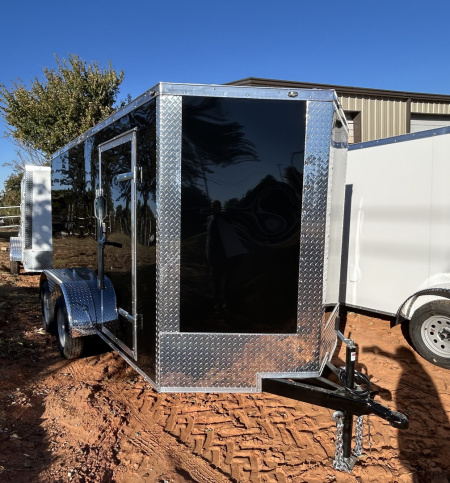 New 2026 Family Trailer 6x12 Tandem Axles Cargo / Enclosed Trailer-Screwless Exterior-Basic Pkg