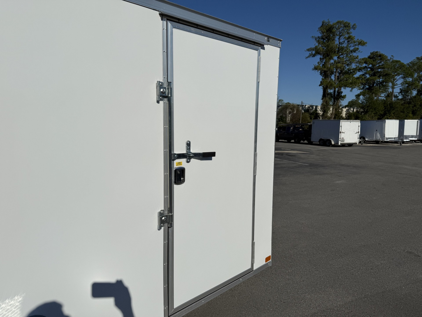 New TX6X12SA TEXAS TRAILERS 6' X 12' CARGO / ENCLOSED TRAILER W/DOUBLE REAR DOORS & SIDE DOOR