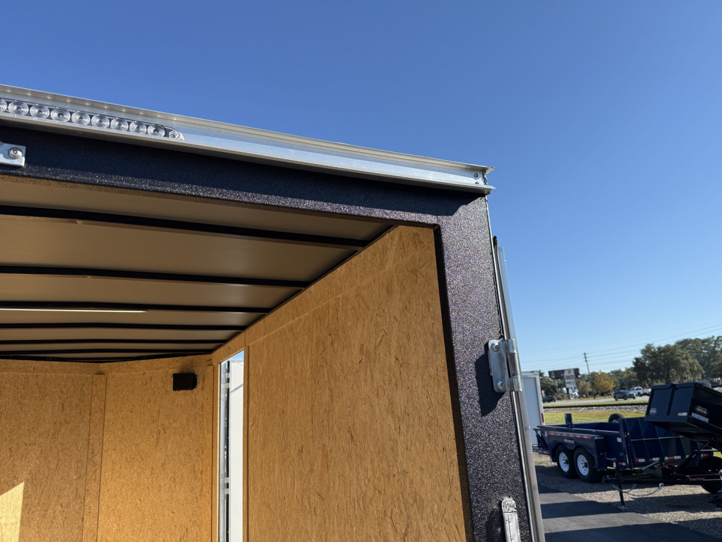 New TX6X12SA TEXAS TRAILERS 6' X 12' CARGO / ENCLOSED TRAILER W/DOUBLE REAR DOORS & SIDE DOOR