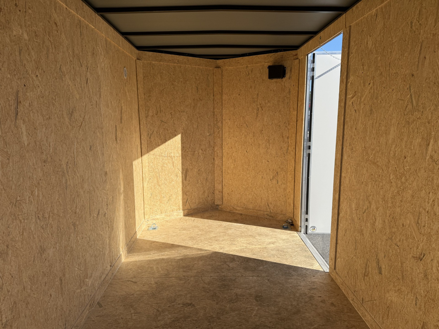 New TX6X12SA TEXAS TRAILERS 6' X 12' CARGO / ENCLOSED TRAILER W/DOUBLE REAR DOORS & SIDE DOOR