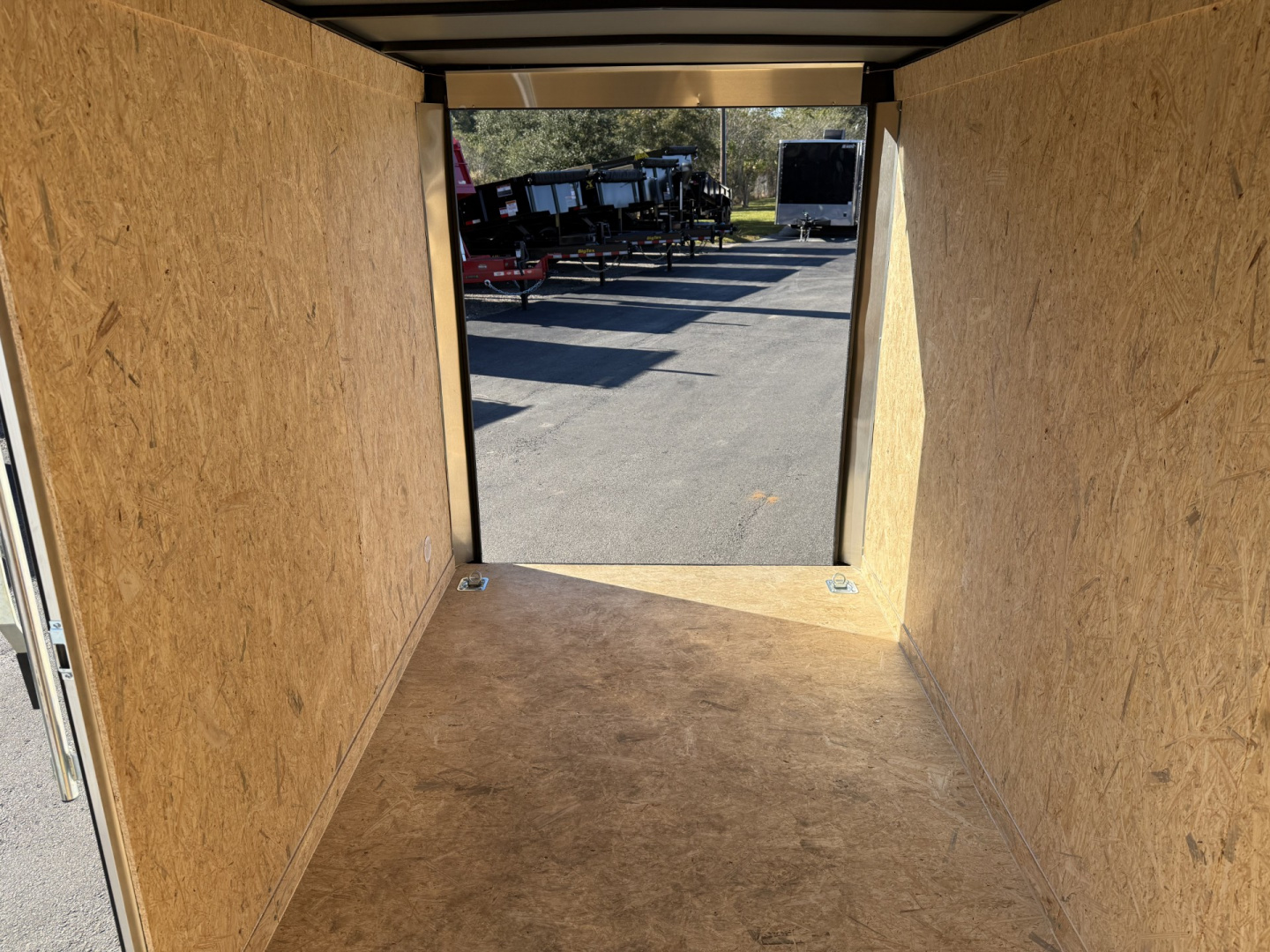 New TX6X12SA TEXAS TRAILERS 6' X 12' CARGO / ENCLOSED TRAILER W/DOUBLE REAR DOORS & SIDE DOOR