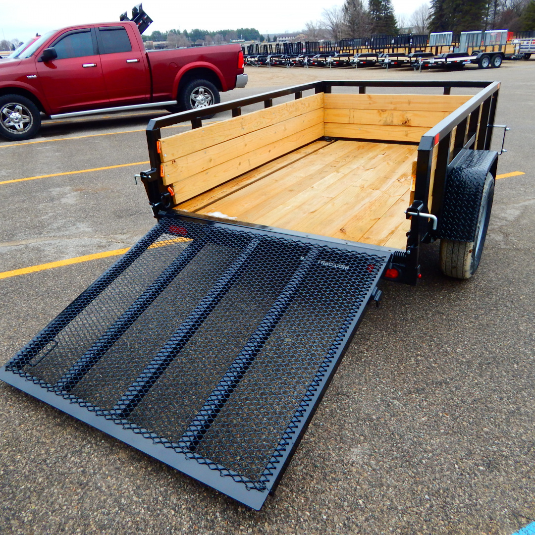 New 2026 Sure-Trac 5x10 3k 3 Board Utility Trailer