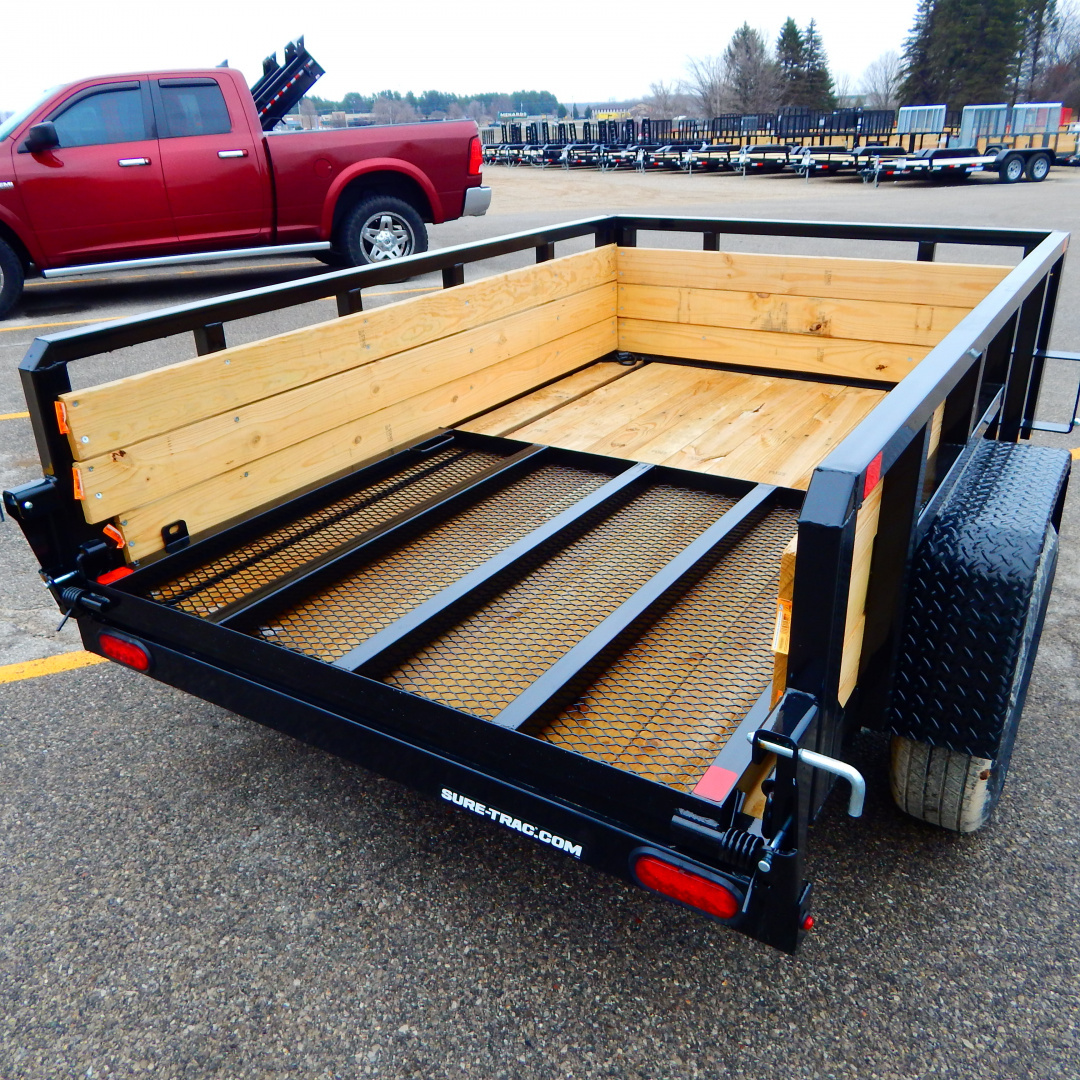New 2026 Sure-Trac 5x10 3k 3 Board Utility Trailer