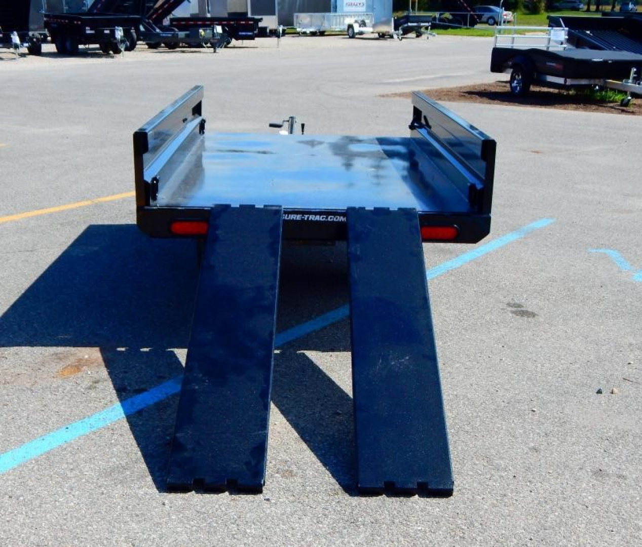 New 2026 Sure-Trac 4.5x8 3k Single Ram Dump Trailer