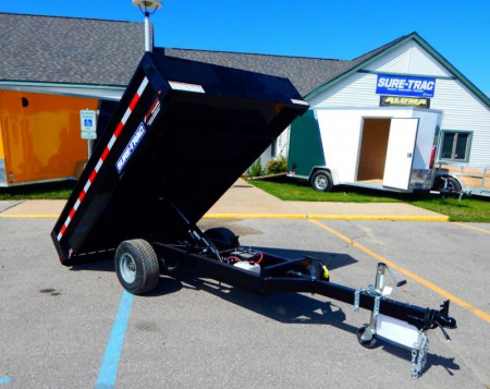 New 2026 Sure-Trac 4.5x8 3k Single Ram Dump Trailer